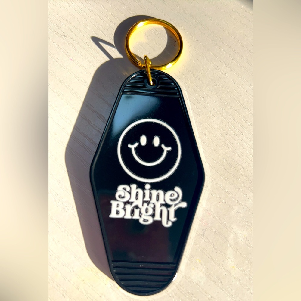 Smile Bright “ Motel Keychain